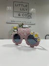 Kids Personalised Sunglasses - Girls Flower Sunglasses with Charms