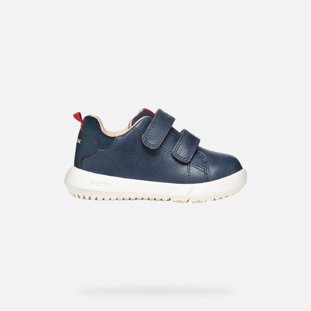 Geox Boys Hyroo Breathable Baby Navy Trainers Shoes