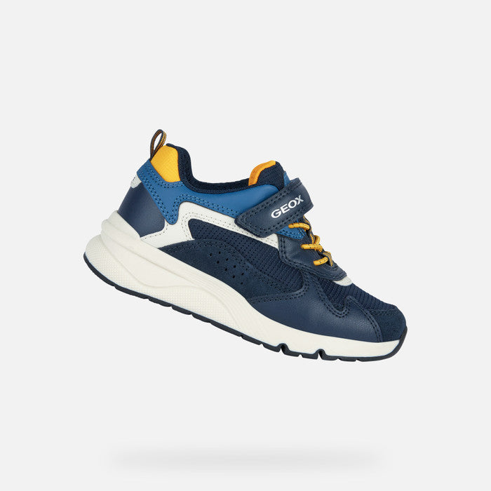 Navy and yellow shoes hot sale