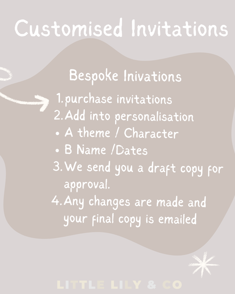 Girls Mermaid Theme Custom Birthday Invitations – Personalised Digital Download | Kids Party Invitation Template