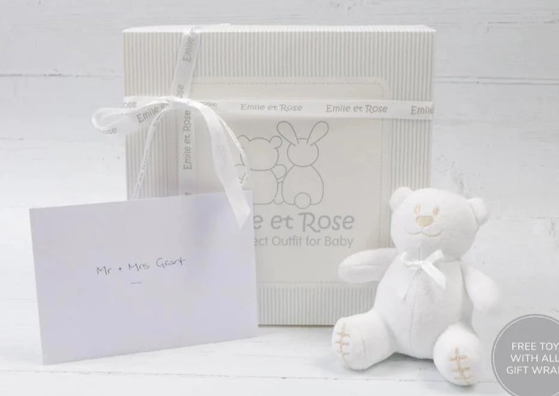 Emile Et Rose Mallory Unisex Babygrow & Hat Tiny Baby Premature Babygrow