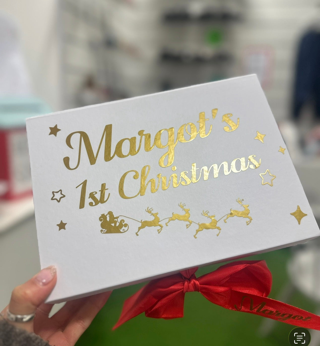 Personalised First/Merry Christmas Luxury Gift Box