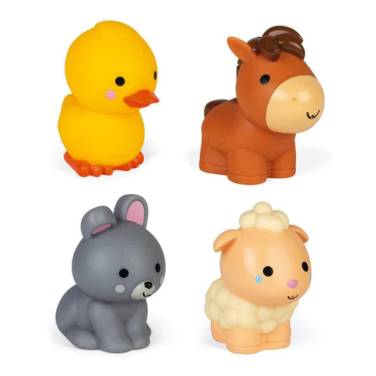 Janod 4 Farm Animals Bath Toys