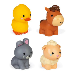 Janod 4 Farm Animals Bath Toys