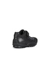 Geox Boys Black Savage Leather Strap and Lace Up School Shoes | J0424B