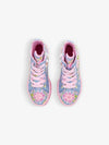 Lelli Kelly Hermione Fantasy  Embellished Blue & Pink Fur Lined Hi-Tops