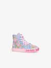 Lelli Kelly Hermione Fantasy  Embellished Blue & Pink Fur Lined Hi-Tops