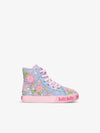 Lelli Kelly Hermione Fantasy  Embellished Blue & Pink Fur Lined Hi-Tops