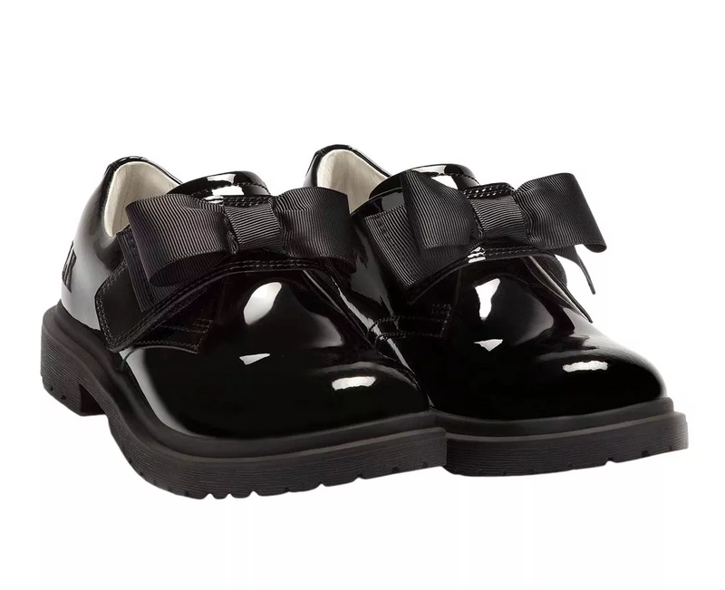Girls school 2025 shoes with bow