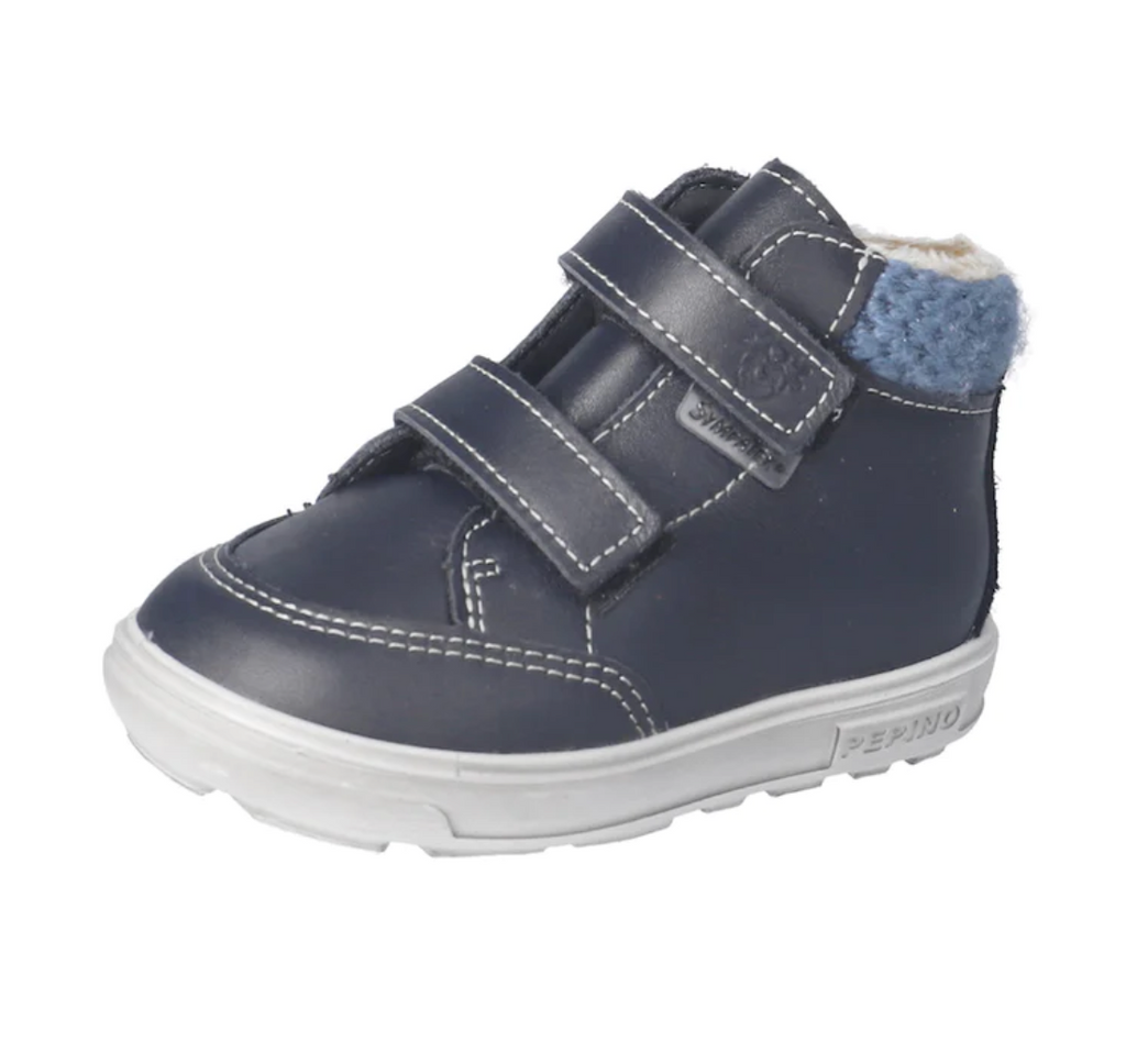 Ricosta Basti Boys See Navy Leather Ankle Boots