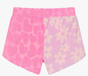 Billieblush Girls Pink Towelling Summer Beach Shorts