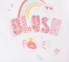 Billieblush Girls White & Lilac Blush Slogan Tutu Dress | New Season