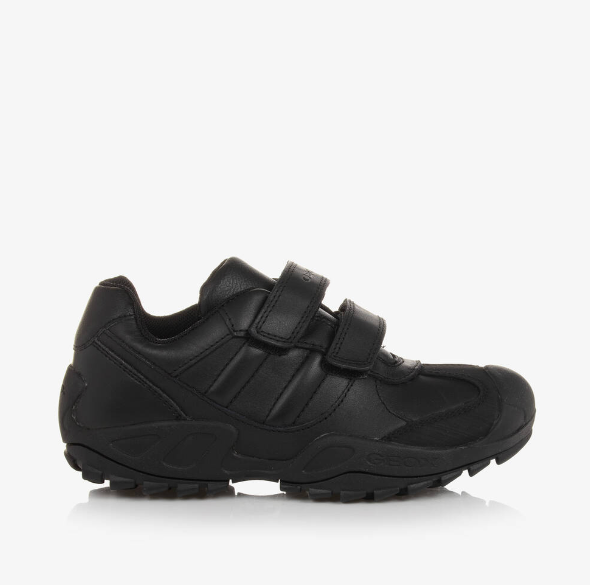 Geox Black Boys J.N Savage School Shoes Little Lily Co