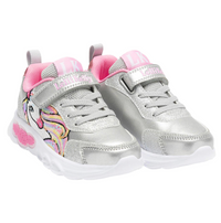 Lelli Kelly Christina Unicorn Easy On Light Up Trainer - Silver