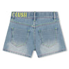 Billieblush Girls Denim Summer Embroidered Shorts
