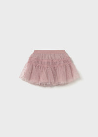 Mayoral Girls Pink Tulle Skirt
