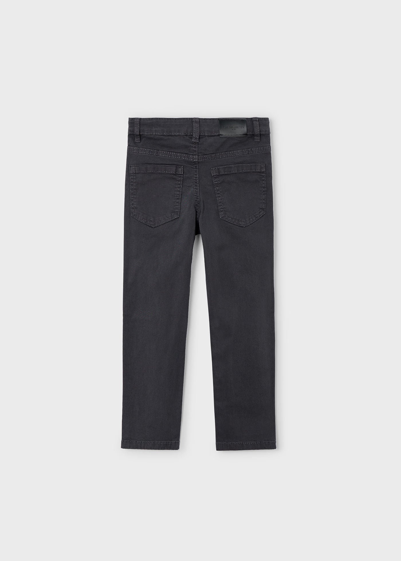 Mayoral Boys Basic Fitted Soft Denim Trousers Shadow Dark Grey