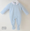Pex Baby Boys Blue Star Knitted Romper/ Sleepsuit | Sale