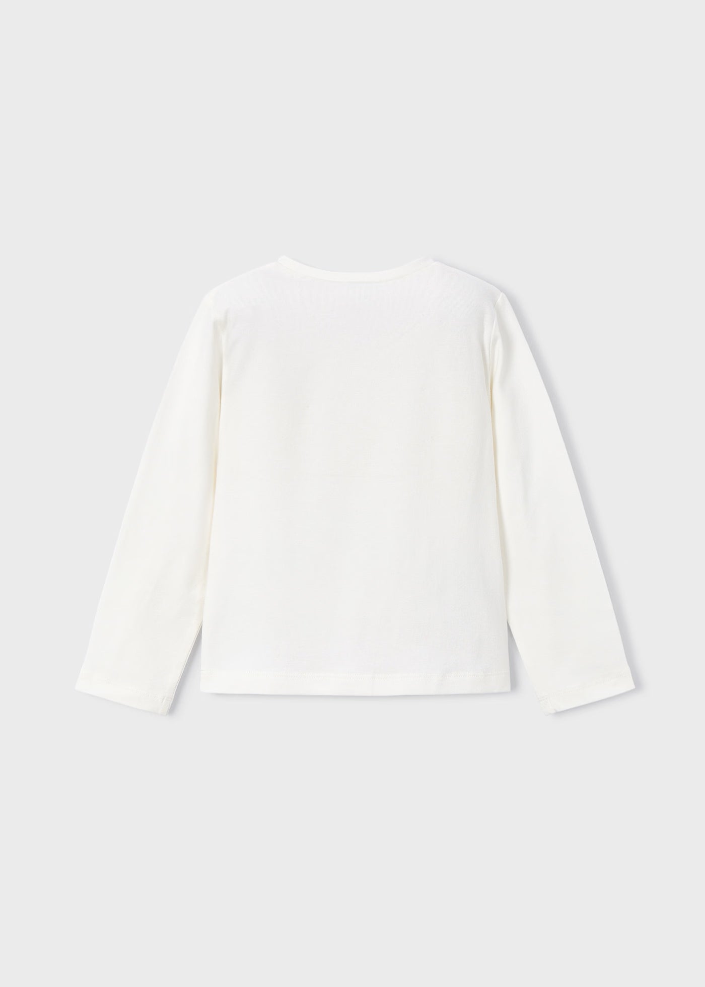 Mayoral Girls Long Sleeved Sequin Motif T-shirt