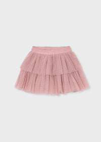 Mayoral Girls Pink Tulle Skirt