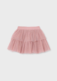 Mayoral Girls Pink Tulle Skirt