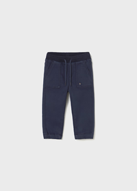 Mayoral Boys Twill Trousers in Navy
