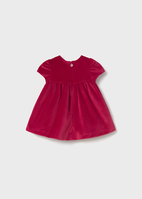 Mayoral Baby Girls Cherry Red Velvet Dress