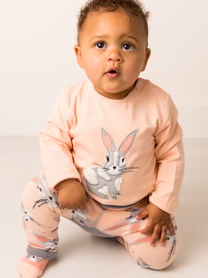 Blade & Rose Mollie Rose The Bunny Rabbit Pink Knitted Leggings