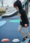 Mayoral Girls Flared Leggings Leopard Print