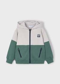Mayoral Boys Combines Zip-Up Hoody Spruce Green