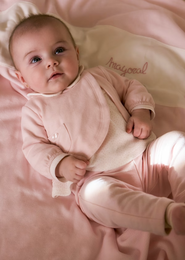 Mayoral Baby Girls Pink Outfit Set Leggings and Top