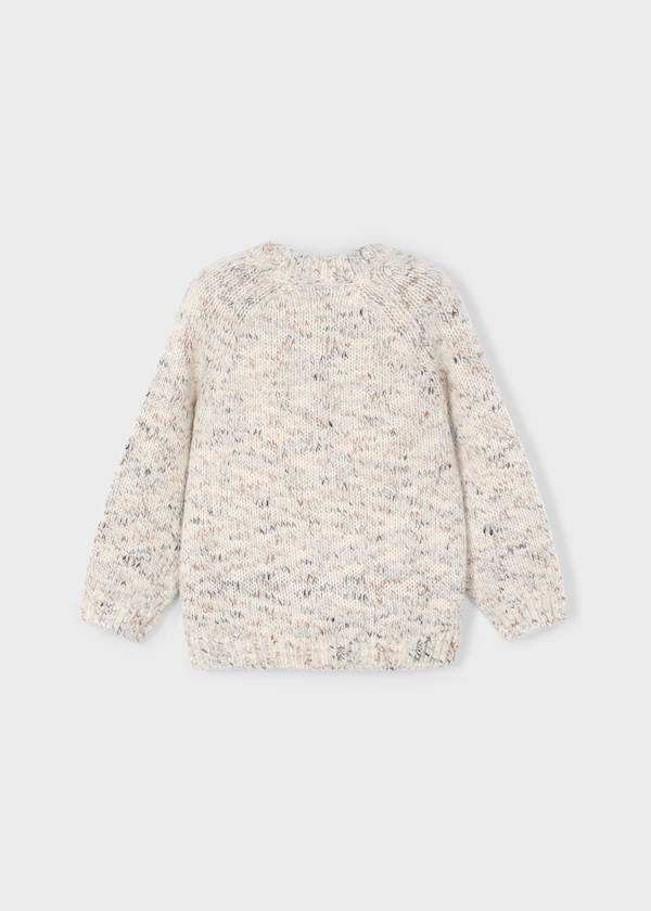 Mayoral Boys Knitted Mix Beige Jumper