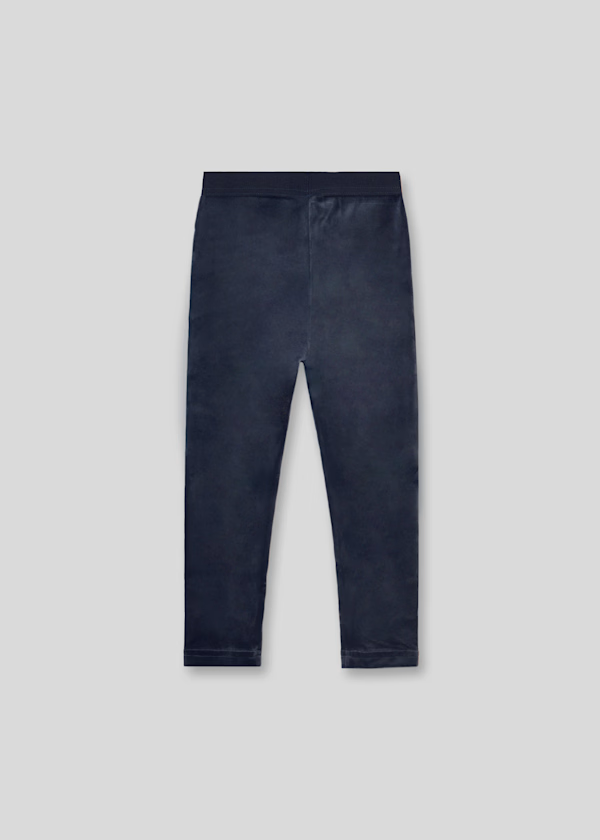 Mayoral Girls Black Velvet Leggings