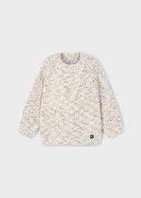 Mayoral Boys Knitted Mix Beige Jumper