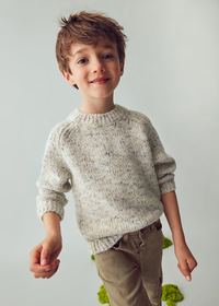 Mayoral Boys Knitted Mix Beige Jumper