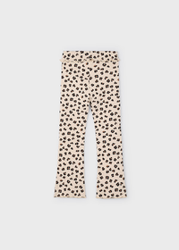 Mayoral Girls Flared Leggings Leopard Print
