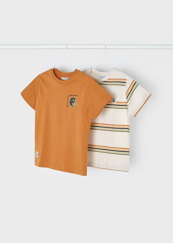 Mayoral Boys Orange Short Sleeved Top T-shirt