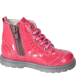 Ricosta Jemmy Pink Cherry Patent Ankle Boots | SALE