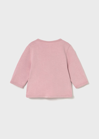 Mayoral Baby Girls Pink Long Sleeved Top Orchid