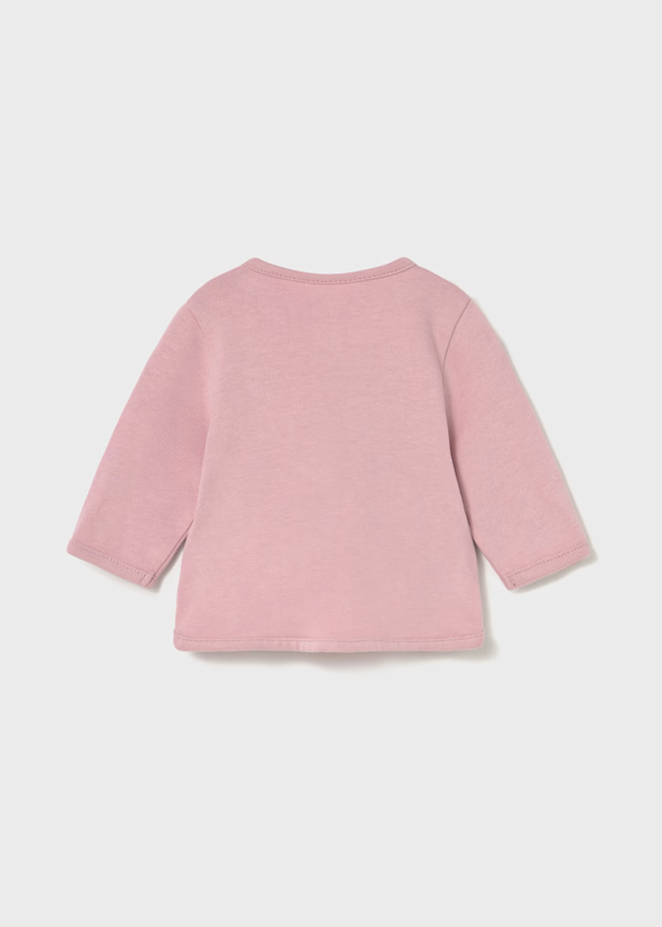 Mayoral Baby Girls Pink Long Sleeved Top Orchid