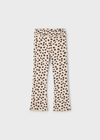 Mayoral Girls Flared Leggings Leopard Print