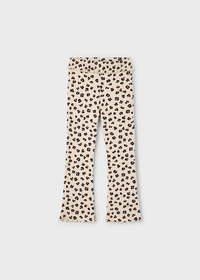 Mayoral Girls Flared Leggings Leopard Print