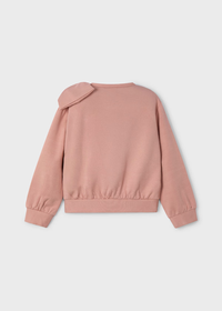 Mayoral Girls Bow Jumper in Pink Blush