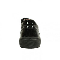 Ricosta Avery | Black Patent | Girl's Riptape School Shoes RICOSTA Avery