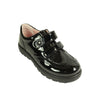 Ricosta Avery | Black Patent | Girl's Riptape School Shoes RICOSTA Avery
