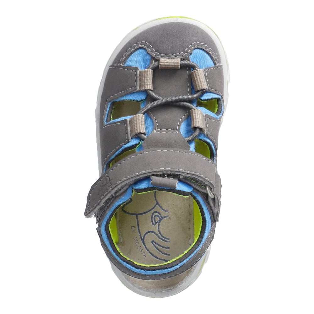Ricosta Pepino Boys Closed Toe Summer Sandals Grey and Blue Kent/Mamba –  Little Lily \u0026 Co