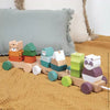 Janod Wooden Animal Train Ride