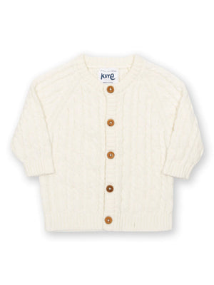 Kite Clothing My First Cardi Cable Knit Cream Cardigan
