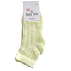 Meia Pata Open Knit Ankle Socks Lemon