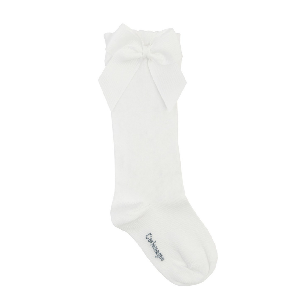 carlomagno-white-ribbon-knee-socks